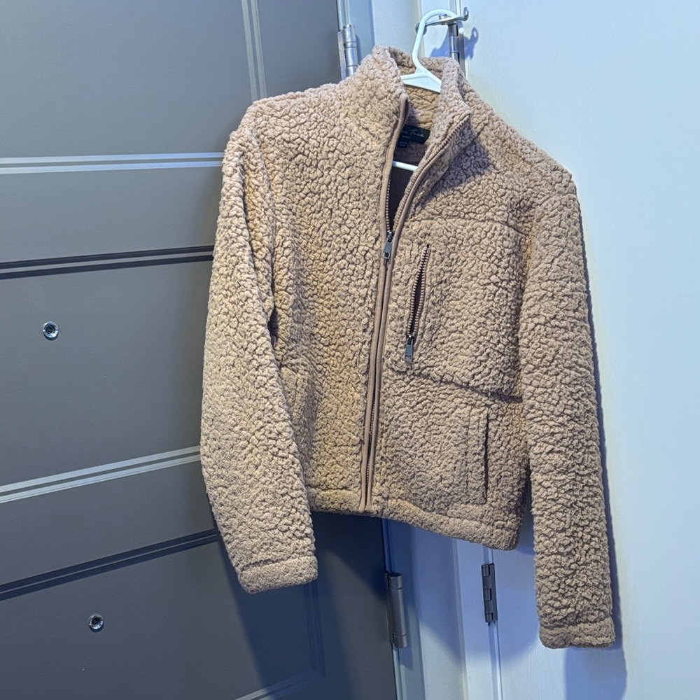 Love Tree Tan Sherpa Jacket